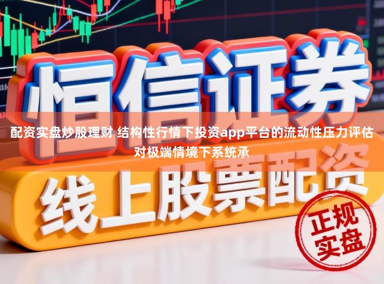 配资实盘炒股理财 结构性行情下投资app平台的流动性压力评估对极端情境下系统承