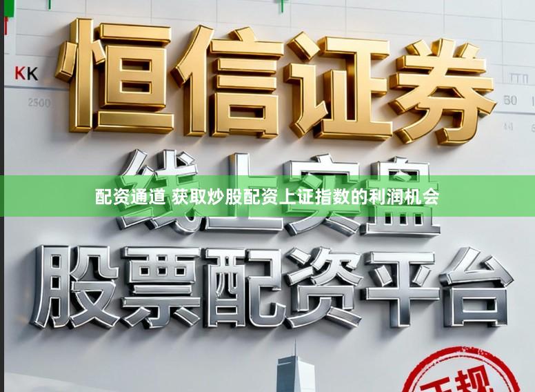 配资通道 获取炒股配资上证指数的利润机会
