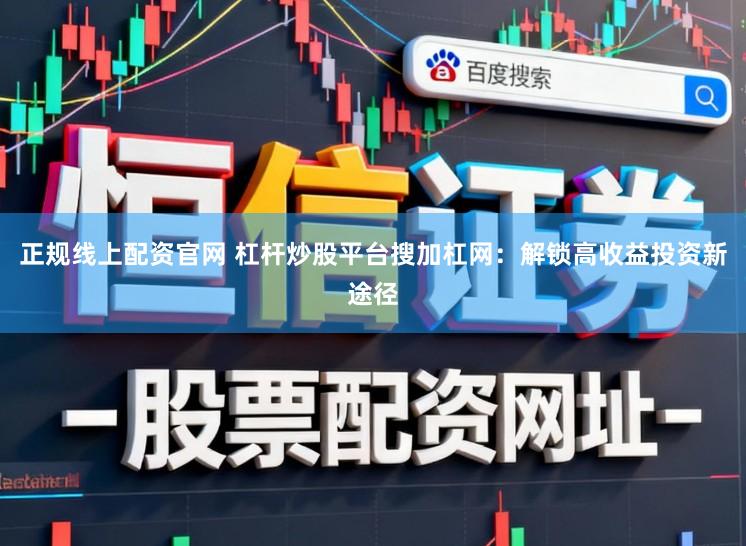 正规线上配资官网 杠杆炒股平台搜加杠网：解锁高收益投资新途径